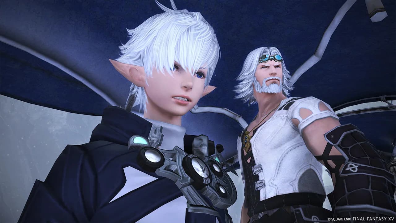 Screenshot oficial de Final Fantasy XIV Online mostrando Eorzea, jogo lan?ado para Nintendo Switch 2.